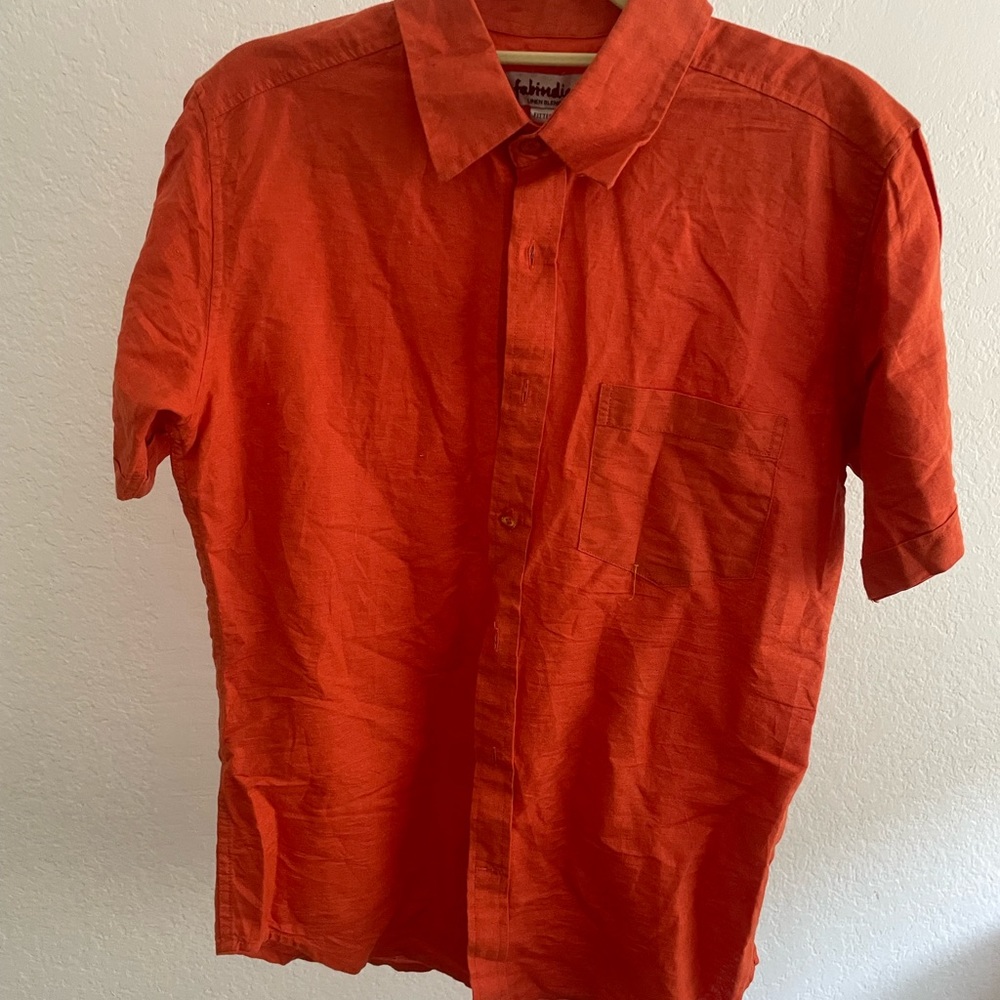 Vintage Fabindia Button Down- Linen Blend